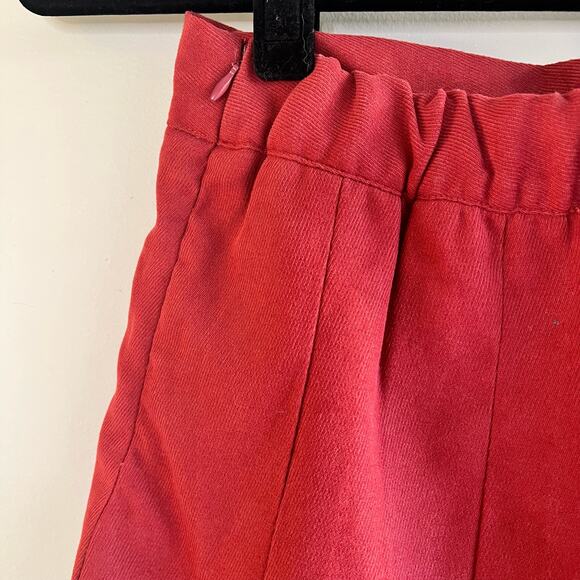 Sadie and Sage secret splendor pleated skirt red orange XS - Picture 5 of 8